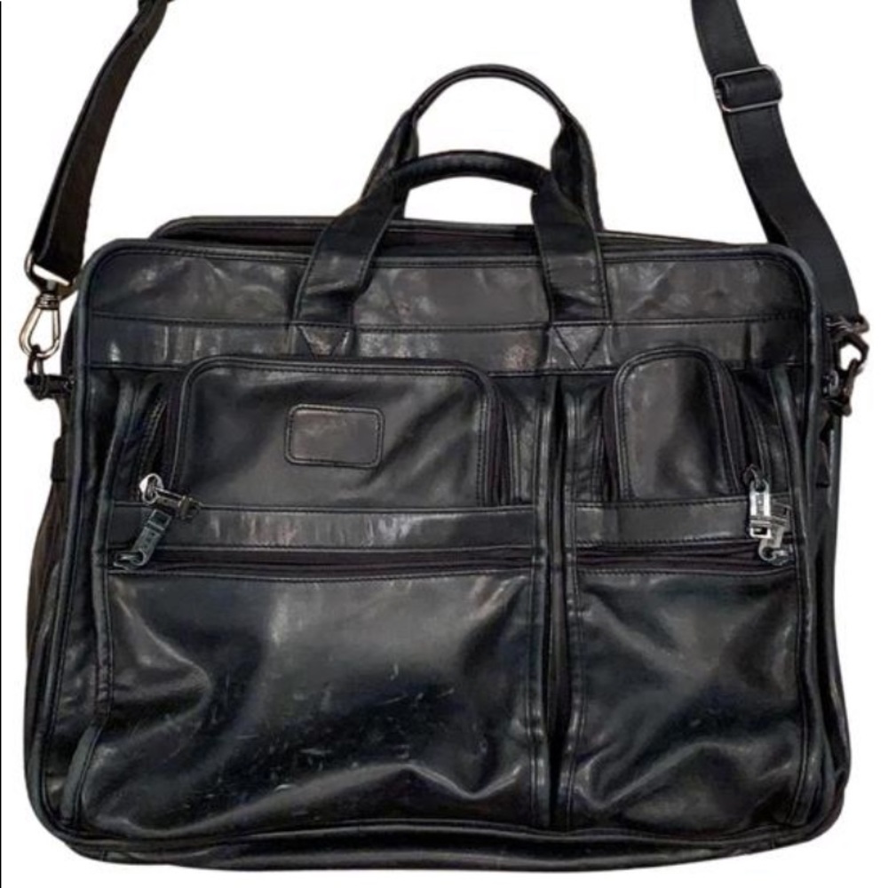 TUMI Leather Briefcase